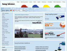 Tablet Screenshot of haugbuersten.de